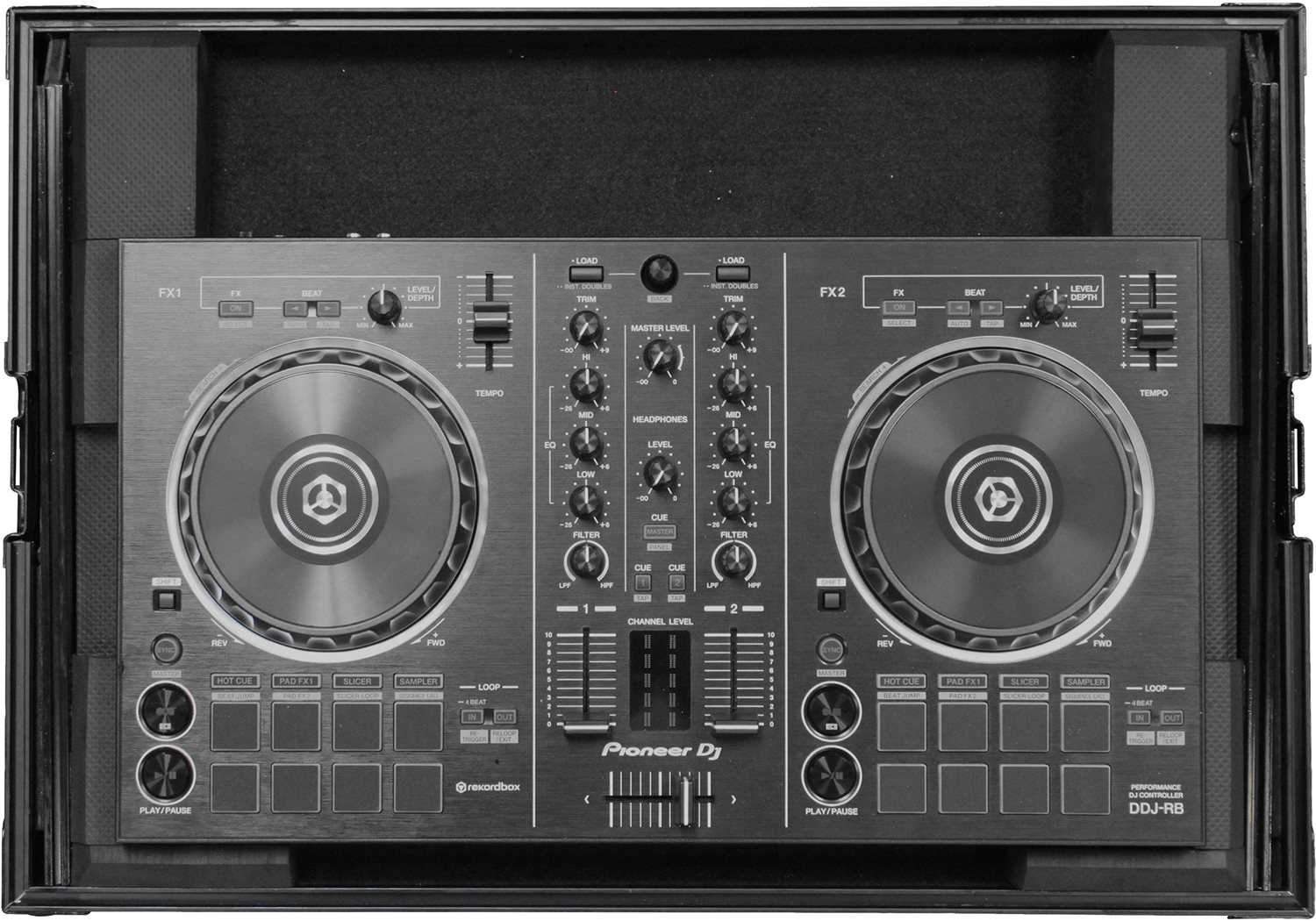 Odyssey FRGSPIDDJRRBL Black Label Glide Case for Pioneer DDJ-RR - ProSound and Stage Lighting