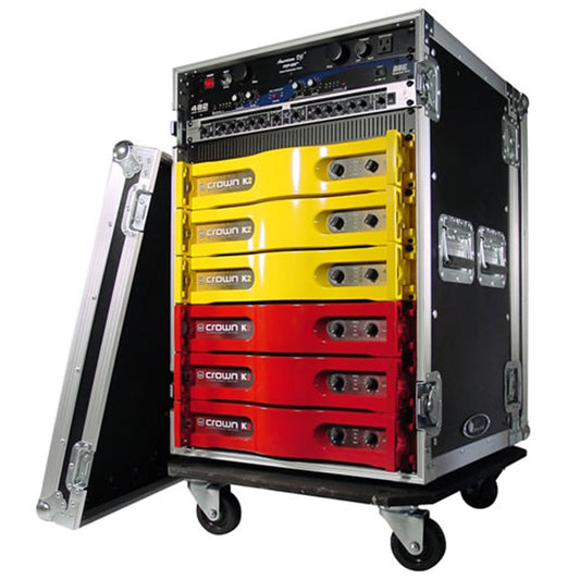 Odyssey ATA Style Rack 16 Space With Casters - ProSound and Stage Lighting
