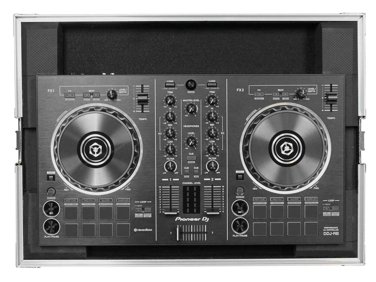 Odyssey FRPIDDJRB Low Profile DJ Controller Case for Pioneer DDJ-RB - ProSound and Stage Lighting