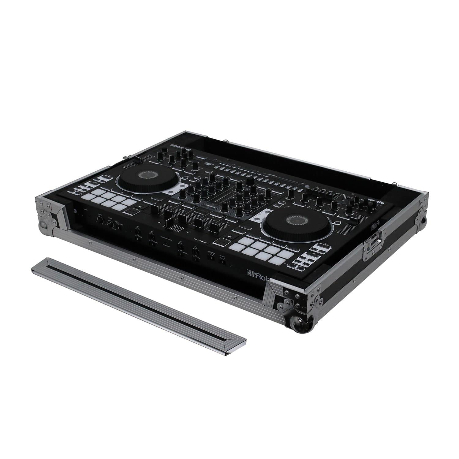 Odyssey FRRODJ808XD Flight Case for Roland DJ-808 Serato DJ Controller - ProSound and Stage Lighting