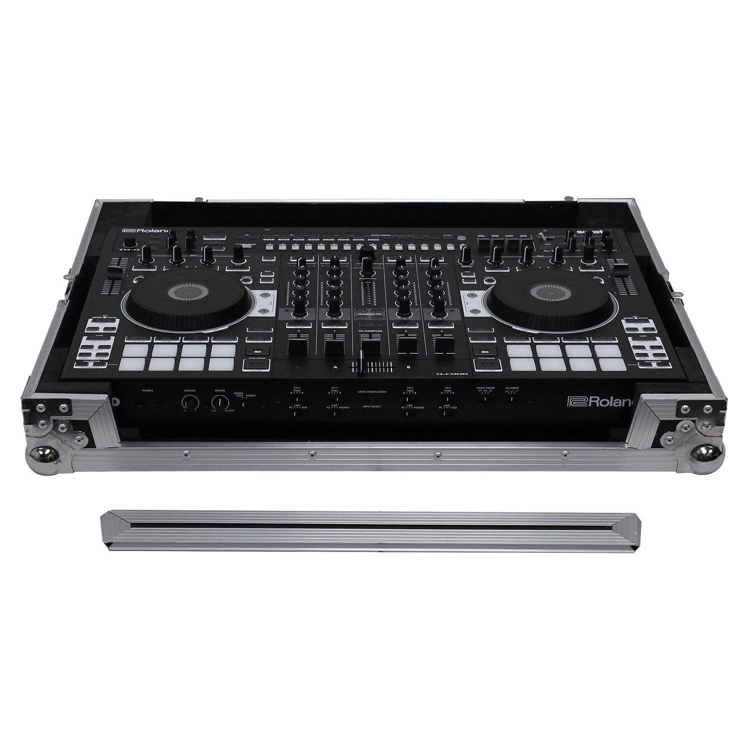 Odyssey FRRODJ808XD Flight Case for Roland DJ-808 Serato DJ Controller - ProSound and Stage Lighting