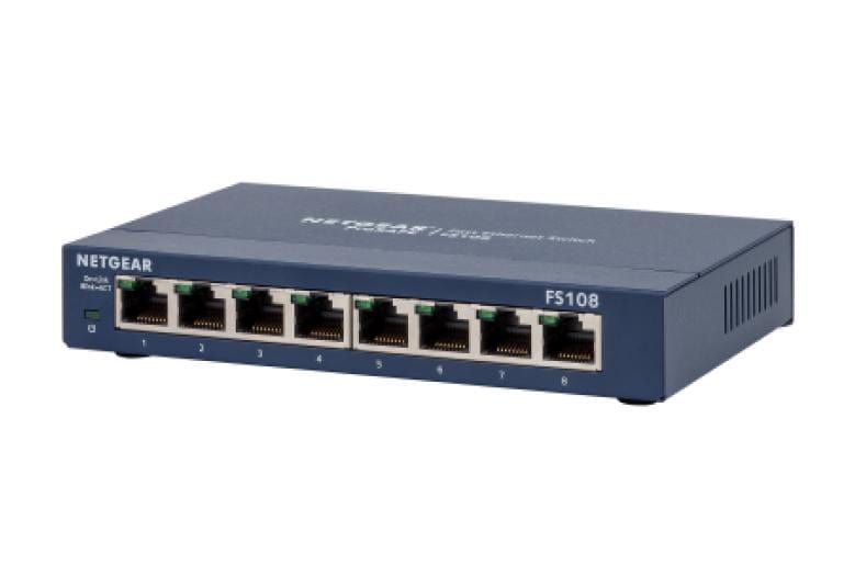 Netgear FS108 Network Switch - PSSL ProSound and Stage Lighting