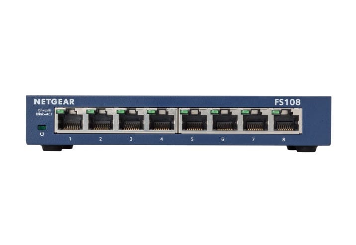 Netgear FS108 Network Switch - PSSL ProSound and Stage Lighting
