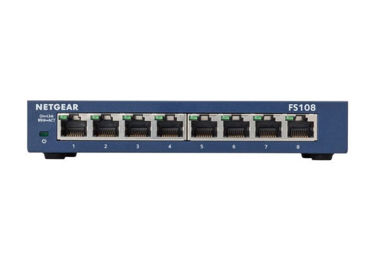 Netgear FS108 Network Switch - PSSL ProSound and Stage Lighting