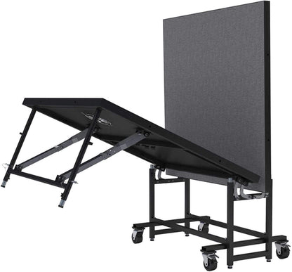 Staging 101 Roll-In Stage 4 Ft x 8 Ft 32 Inch High Carpet Finish - Unassembled - ProSound and Stage Lighting