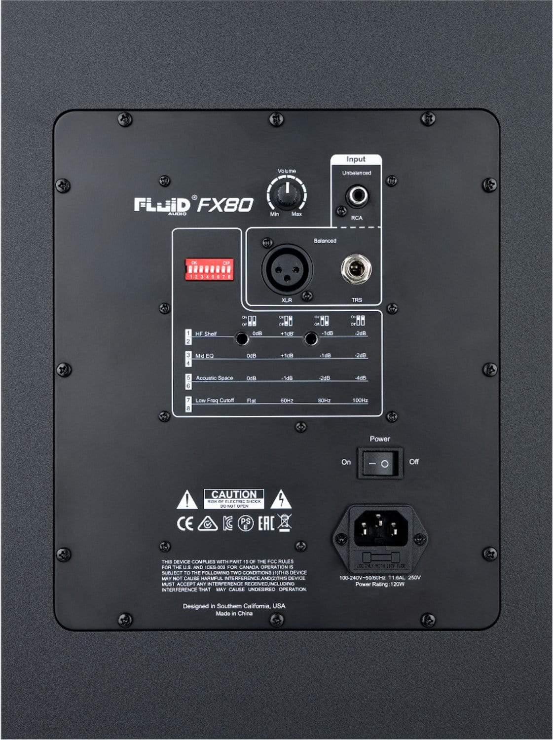 Fluid Audio FX80 8-Inch Powered Reference Monitor - PSSL ProSound and Stage Lighting