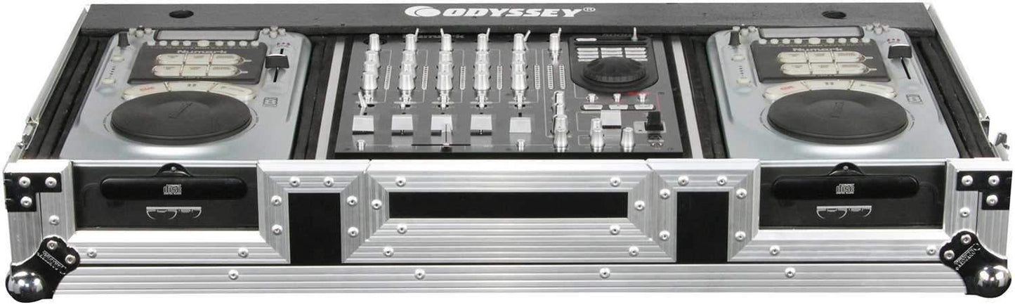 Odyssey FZ12CDIW Coffin For 2-Icdx & 12-Inch Mixer - ProSound and Stage Lighting