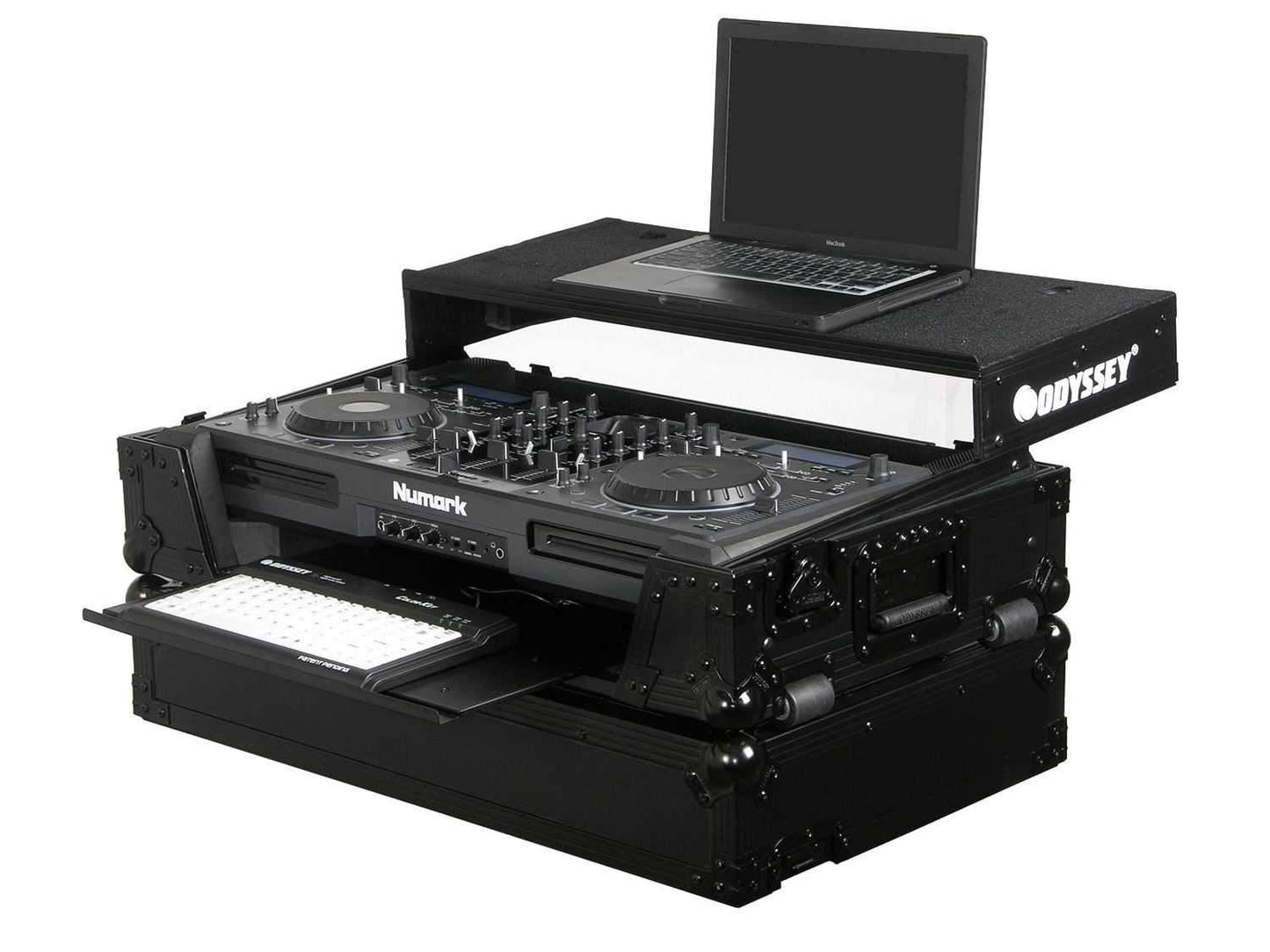 Odyssey Black Case with Tray for Numark Mixdeck - ProSound and Stage Lighting