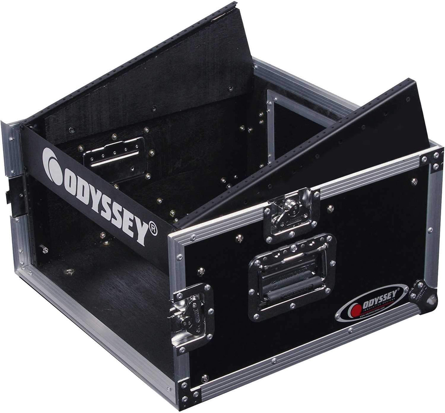 Odyssey ATA Combo Rack 10U Slant 4U Vertical - ProSound and Stage Lighting