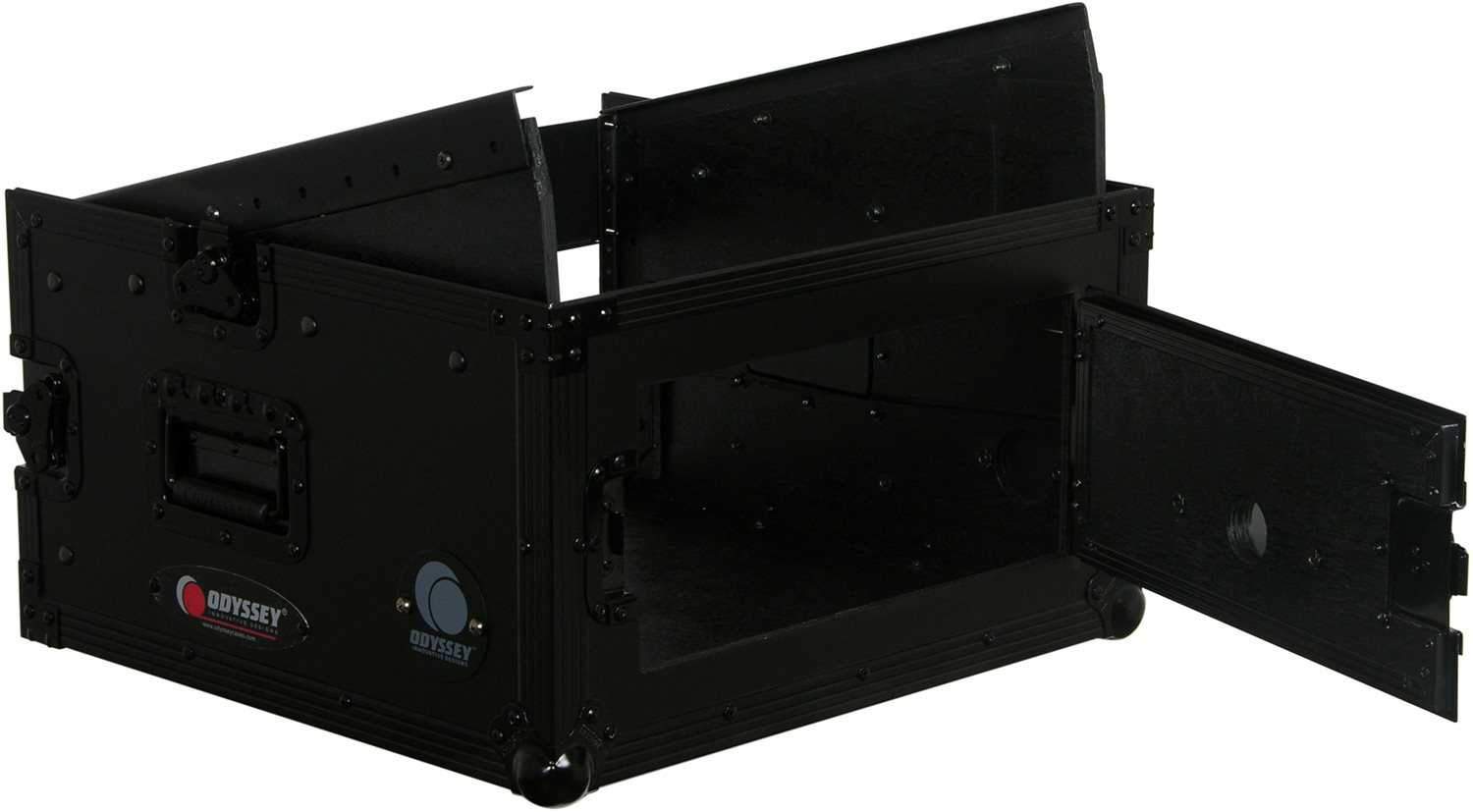 Odyssey FZ1004BL 10 Top/ 3 Bottom Space Rack Cas - ProSound and Stage Lighting