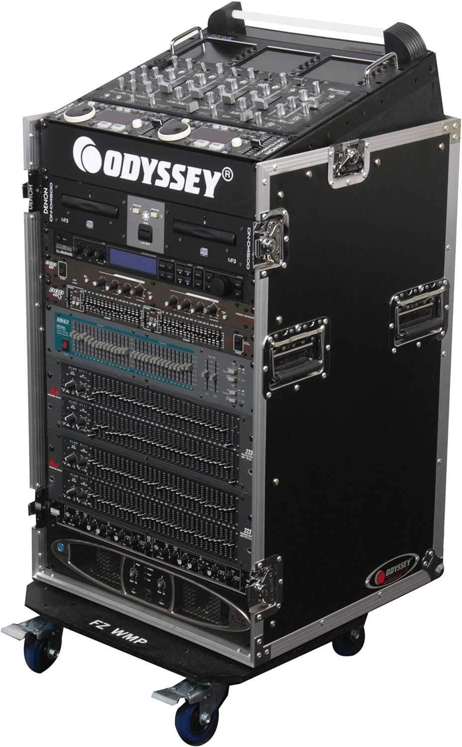 Odyssey ATA Rack 10U Slant 16U Vertical w Wheels