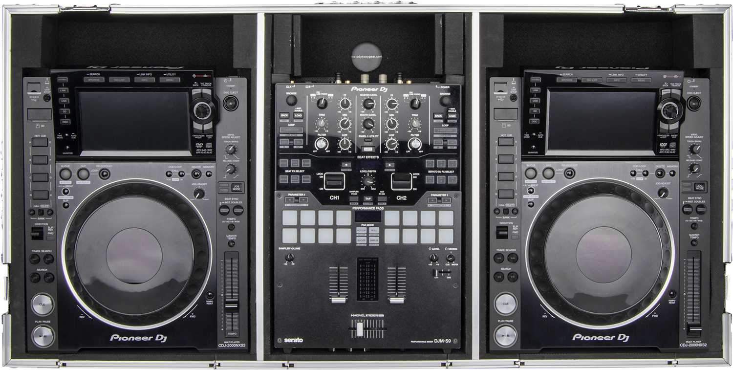 Odyssey FZ10CDJWXD Extra Deep CDJ Coffin for 12-Inch Mixer - ProSound and Stage Lighting