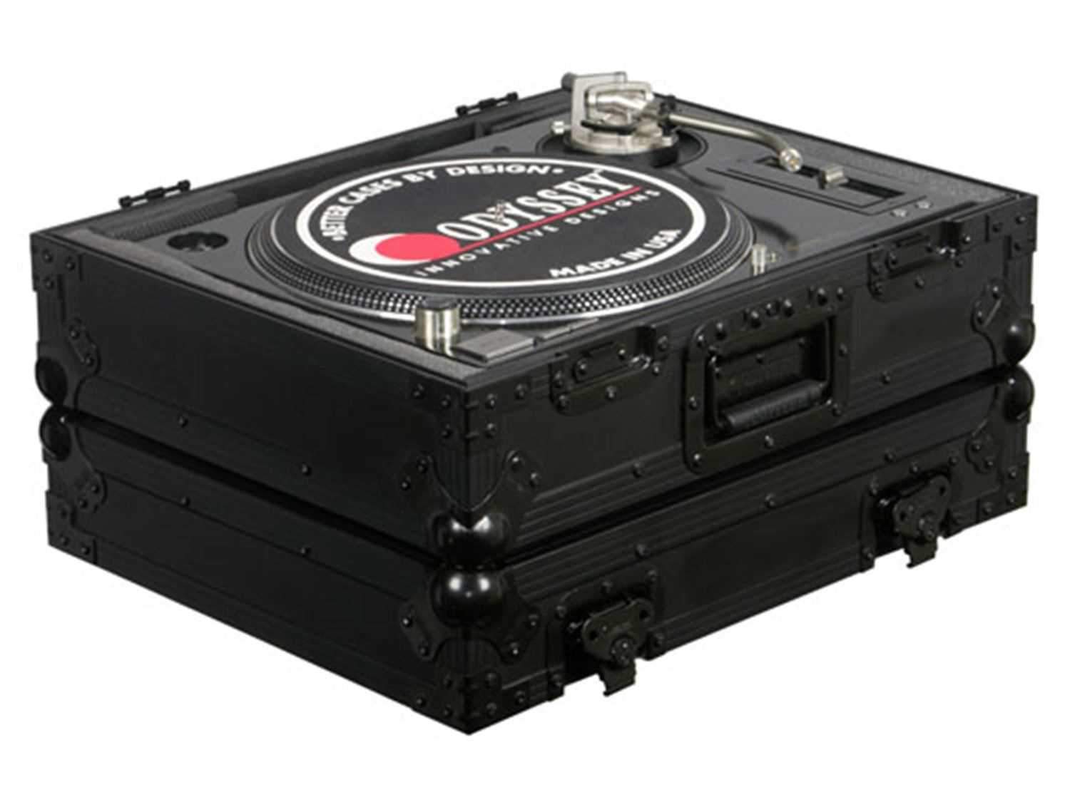 Odyssey FZ1200BL Black Label DJ Turntable Case - ProSound and Stage Lighting