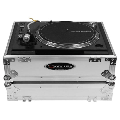 Odyssey FZ1200WT 1200 Style Turntable Case White - ProSound and Stage Lighting