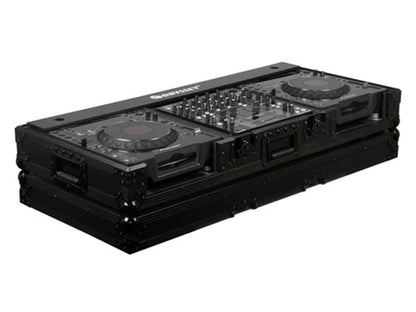 Odyssey FZ12CDJWBL Black Label DJ Coffin for CDJ & 12" Mixer - PSSL ProSound and Stage Lighting