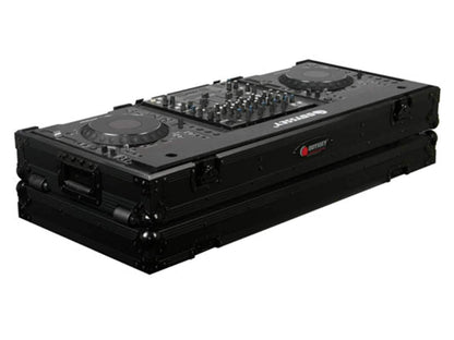 Odyssey FZ12CDJWBL Black Label DJ Coffin for CDJ & 12" Mixer - PSSL ProSound and Stage Lighting