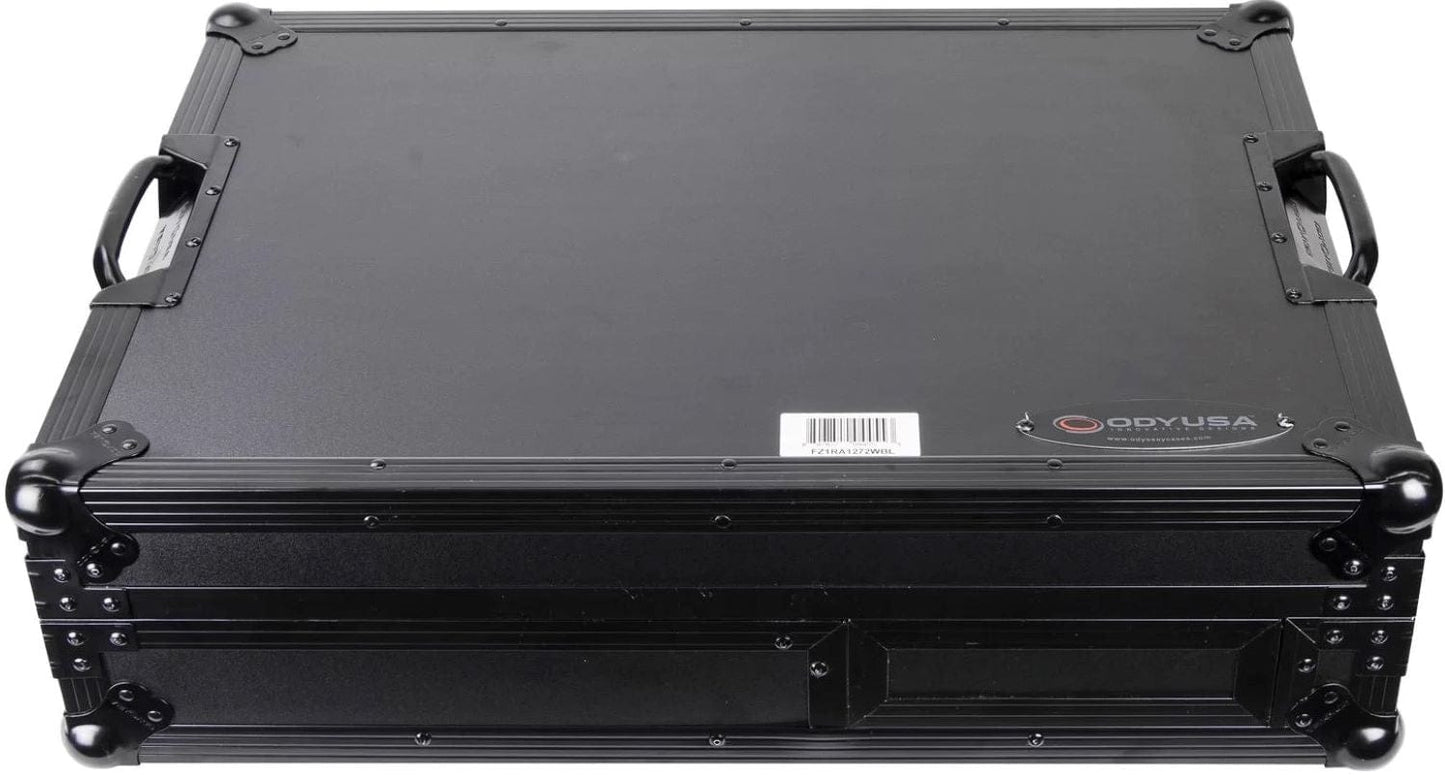 Odyssey FZ1RA1272WBL Black Reversible Rane Twelve and Seventy / Seventy-Two Battle Coffin Case - PSSL ProSound and Stage Lighting