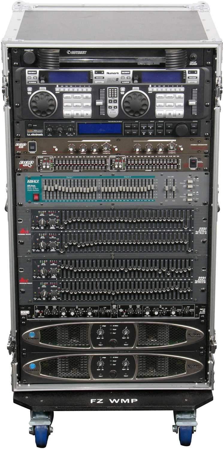 Odyssey FZAR20W 20 Space Amp Rack with Wheels