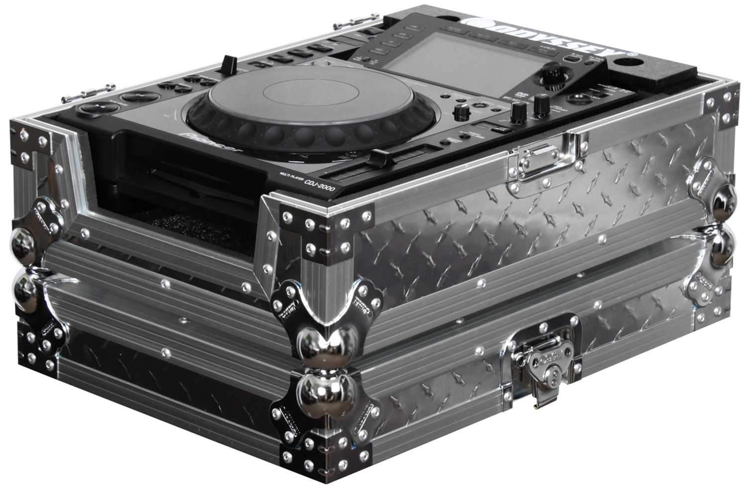 Odyssey FZCDJDIA Slvr Dia Plate Cd Player Case - ProSound and Stage Lighting