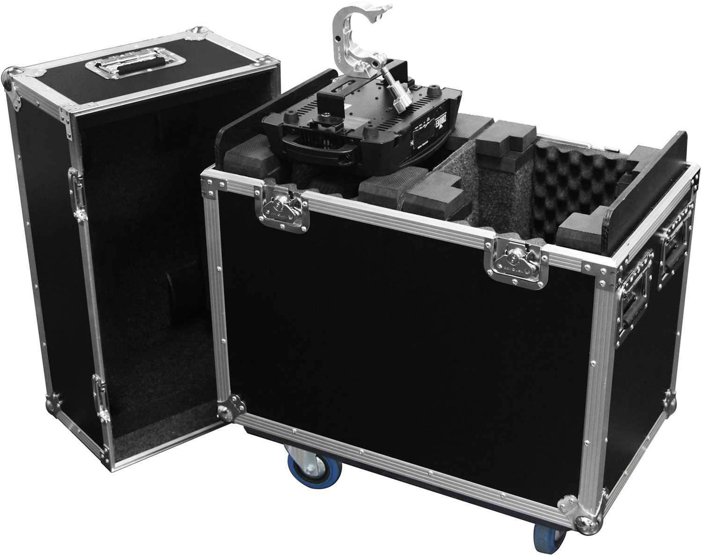 Odyssey Flight Zone Dual Moving Head Case - ProSound and Stage Lighting