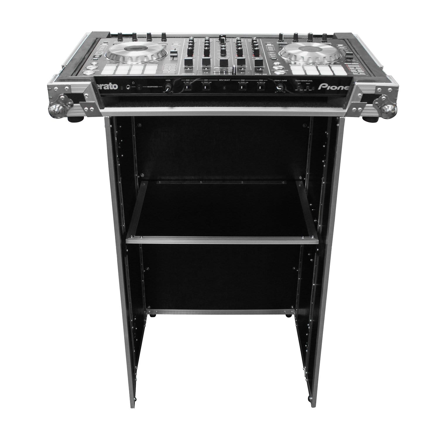 Odyssey FZF2136 Flight Zone 21x36-Inch Fold-out DJ Stand - ProSound and Stage Lighting