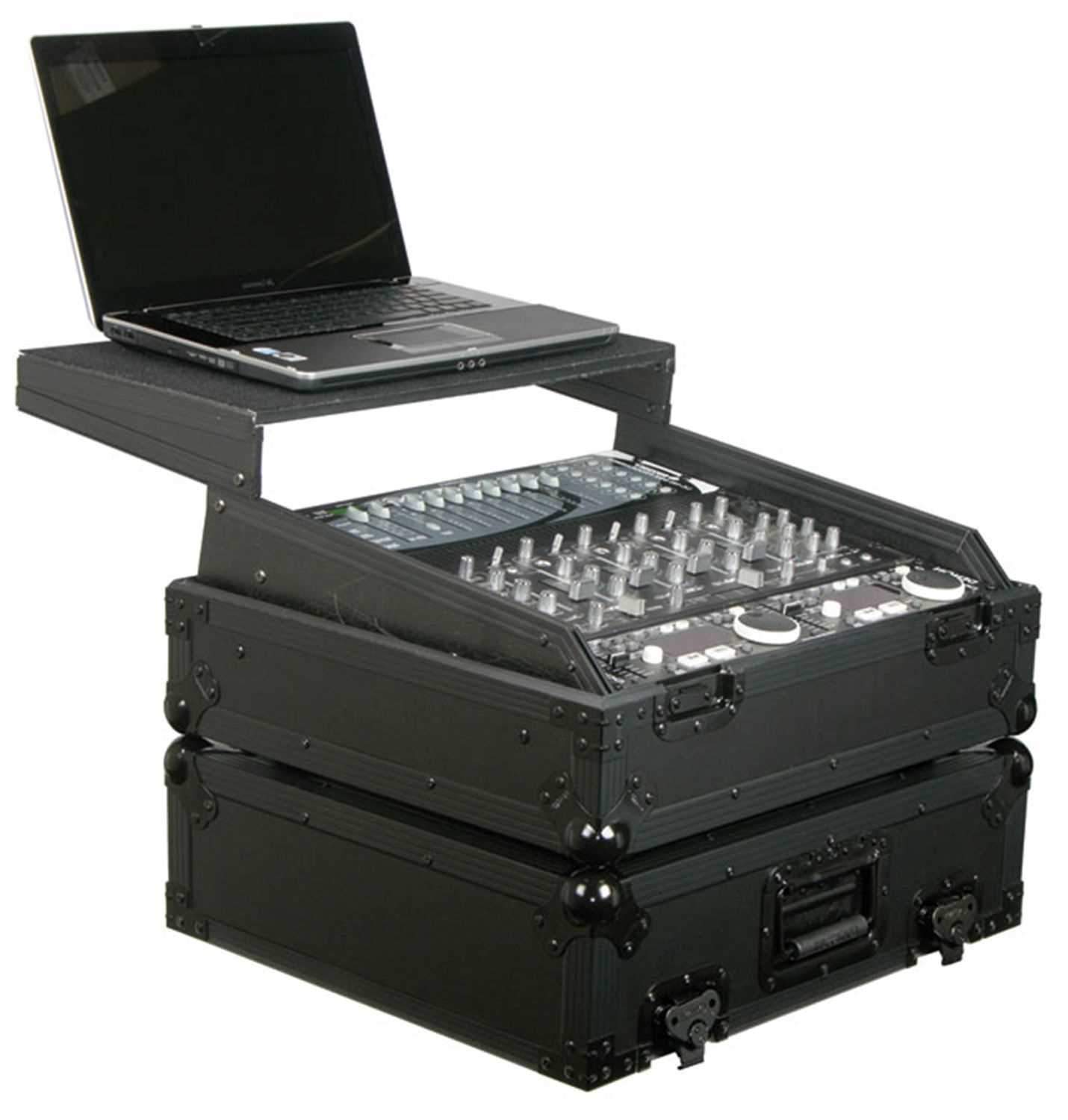 Odyssey FZGS10BL 19In Mixer Combo Case with Platfor - ProSound and Stage Lighting