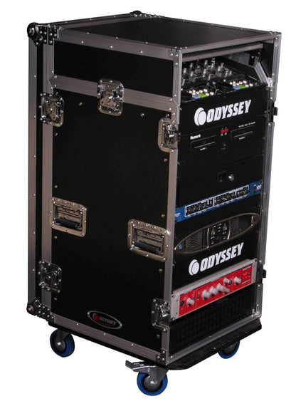 Odyssey FZGS1116W 11Sp x 16Sp Combo Rack with Tray - ProSound and Stage Lighting