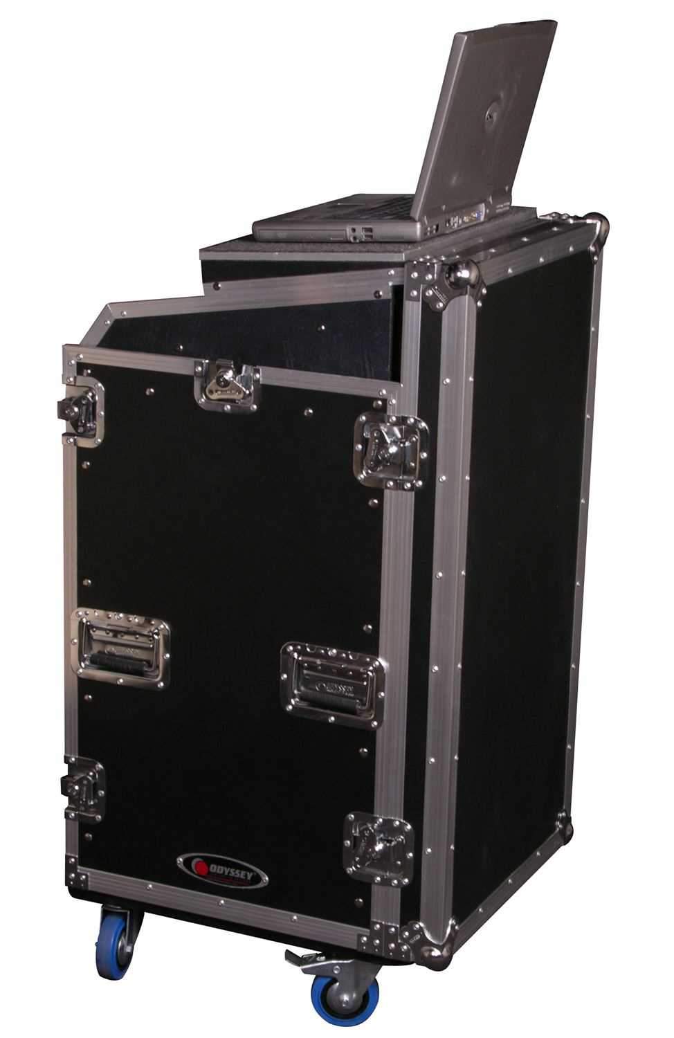 Odyssey FZGS1116W 11Sp x 16Sp Combo Rack with Tray - ProSound and Stage Lighting