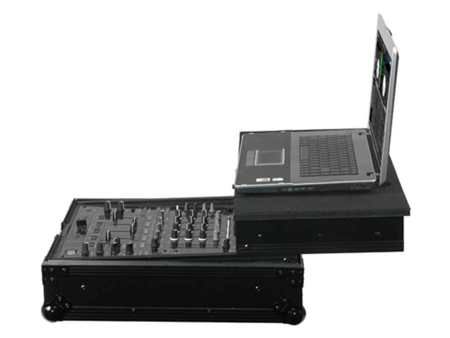 Odyssey FZGS12MIX-BL 12In Mixer Case with Platform - ProSound and Stage Lighting