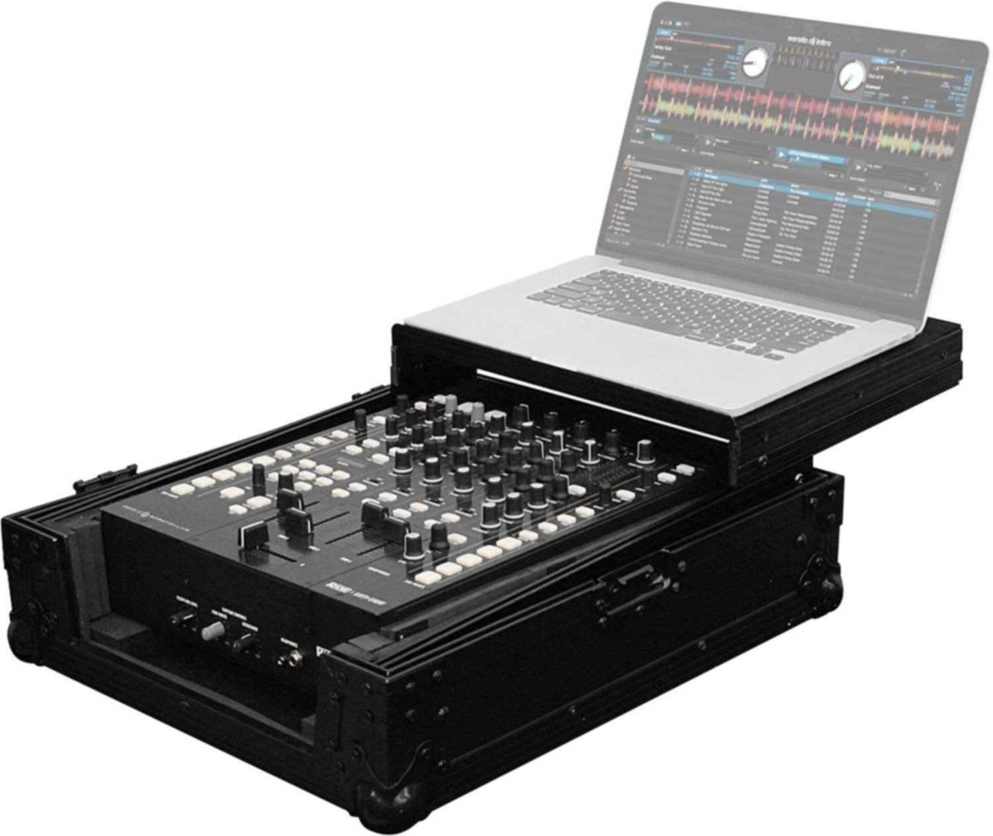 Odyssey Black Glide Universal 12in DJ Mixer Case - ProSound and Stage Lighting