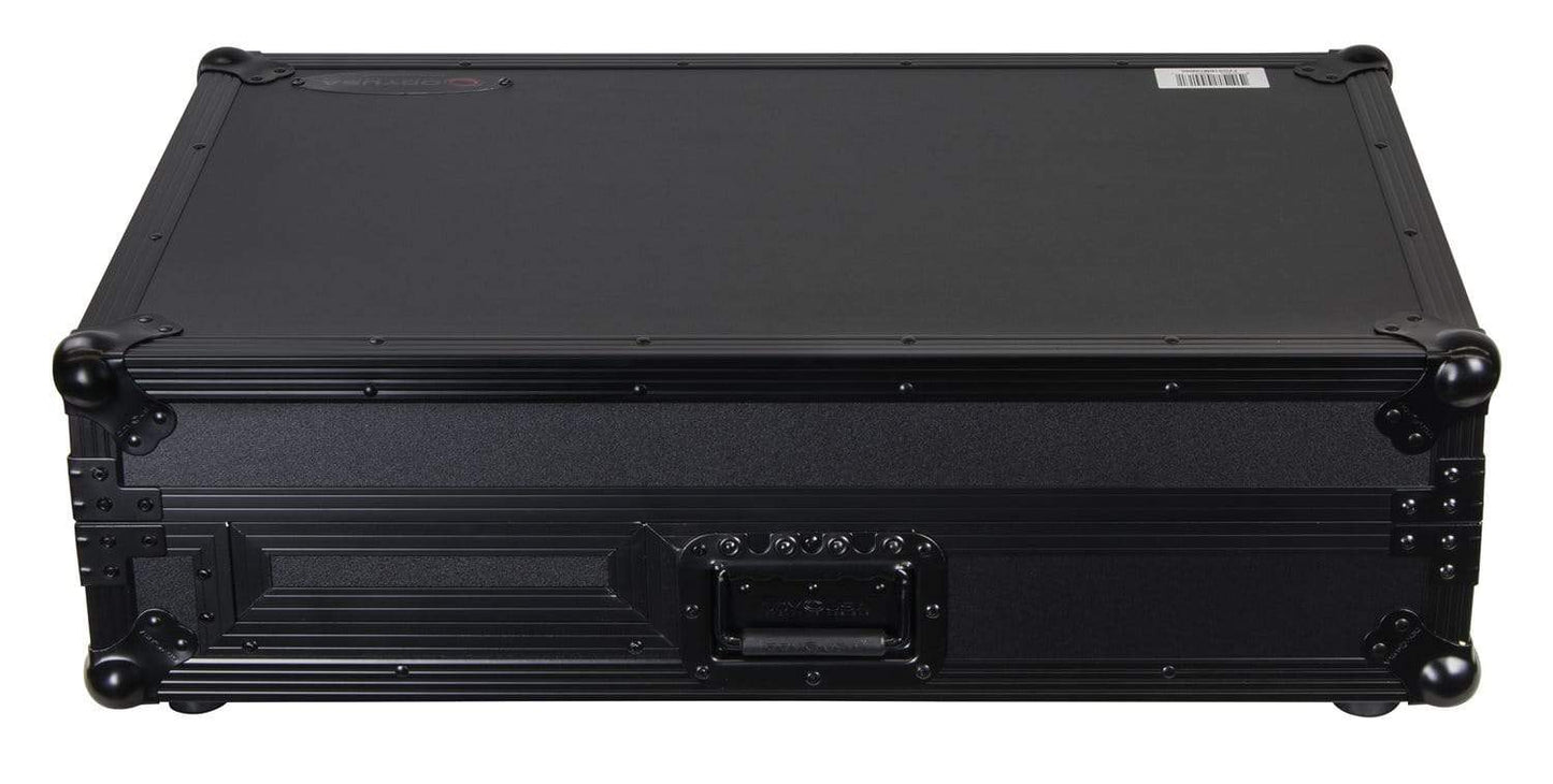 Odyssey FZGS1BM10WBL Black Single Turntable DJ Coffin for 10-Inch Mixer - ProSound and Stage Lighting