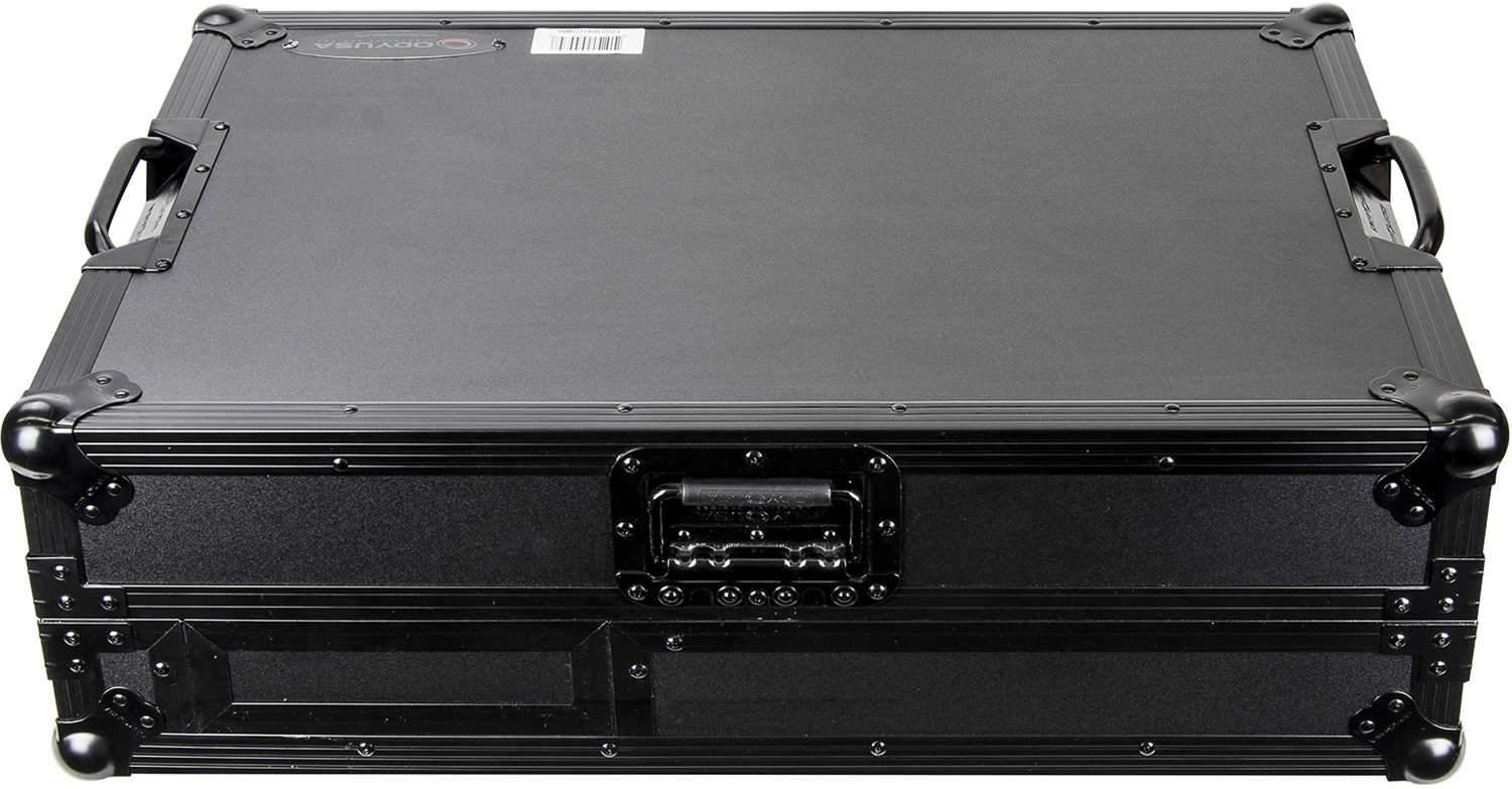 Odyssey FZGS1RA1272WBL Black Compact DJ Coffin with Wheels for Rane Twelve & Seventy-Two - ProSound and Stage Lighting