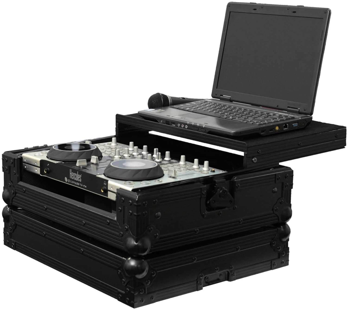 Odyssey FZGS4MXBL Hercules 4MX Blk Glide Case - ProSound and Stage Lighting