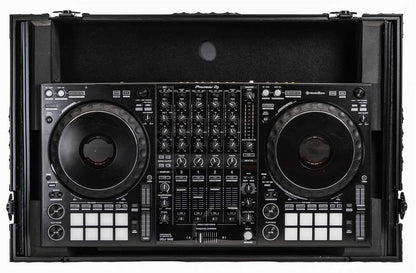 Odyssey FZGSDDJ1000W1BL Black Glide Case with 1U Rack for Pioneer DDJ-1000SRT - ProSound and Stage Lighting