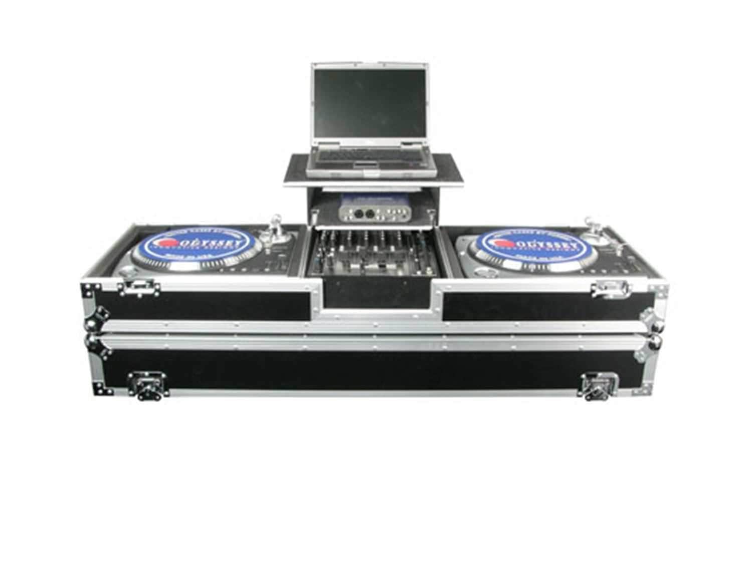 Odyssey FZGSDJ12W Glide Laptop Turntable Coffin - ProSound and Stage Lighting