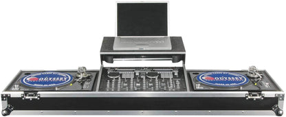 Odyssey FZGSDJ19W Glide Laptop Turntable Coffin - ProSound and Stage Lighting