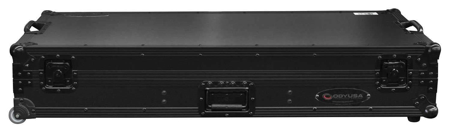 Odyssey FZGSLBM10WBL Glide DJ Coffin for 10-Inch Mixer and 2 Turntables - ProSound and Stage Lighting