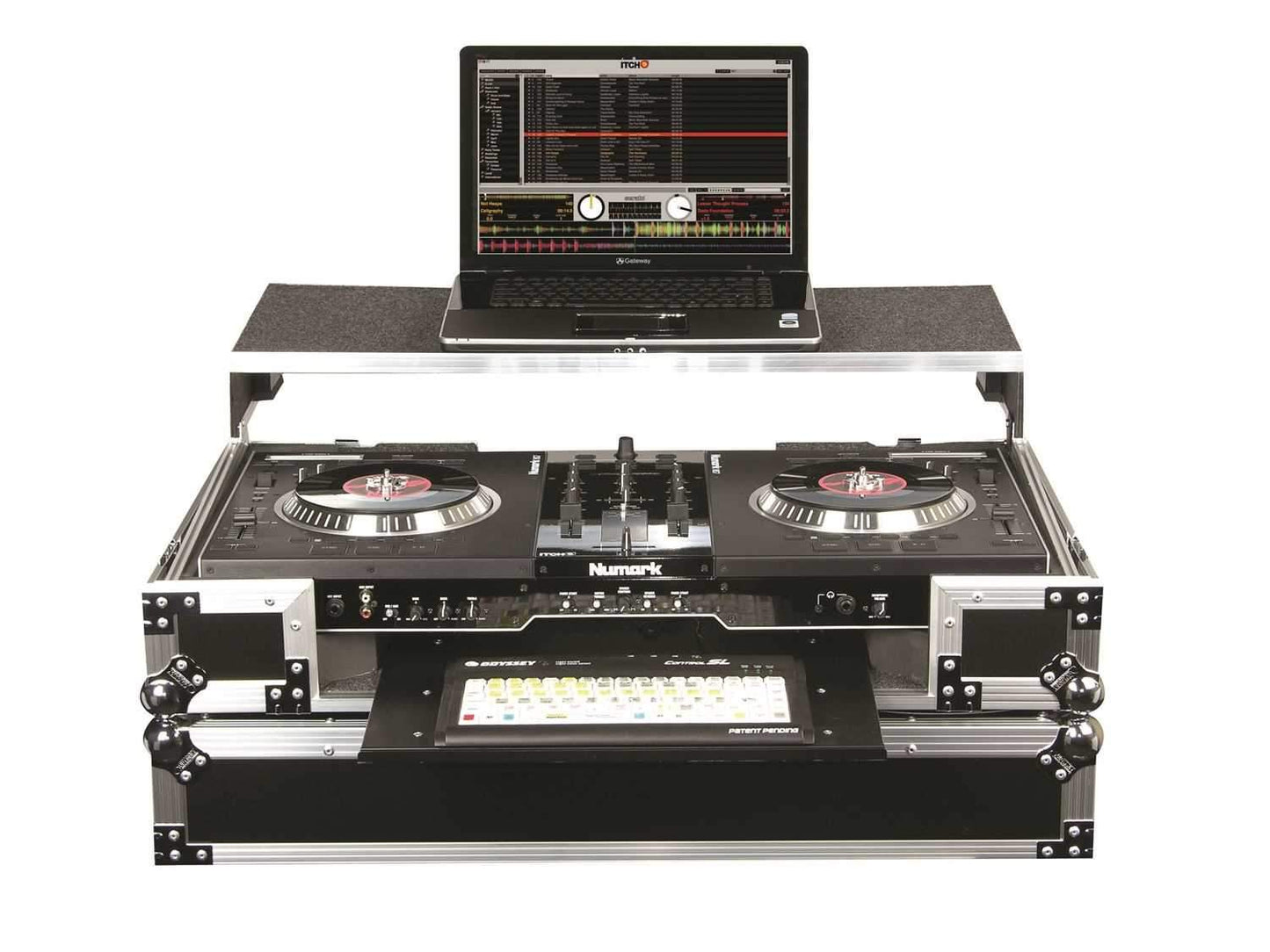 Odyssey FZGSNS7W Glide Style Case For Numark NS7 - ProSound and Stage Lighting