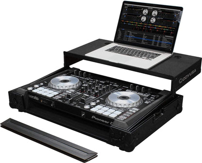 Odyssey FZGSPIDDJSR2BL Black Label Glide Case for Pioneer DDJ-SR2 - ProSound and Stage Lighting