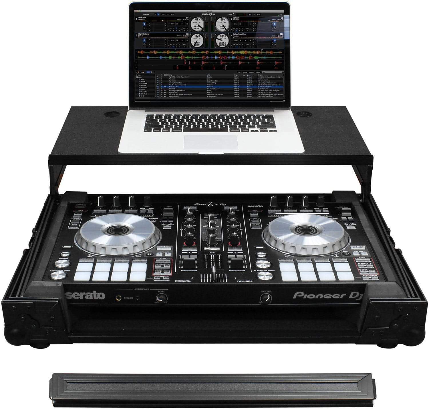Odyssey FZGSPIDDJSR2BL Black Label Glide Case for Pioneer DJ DDJ