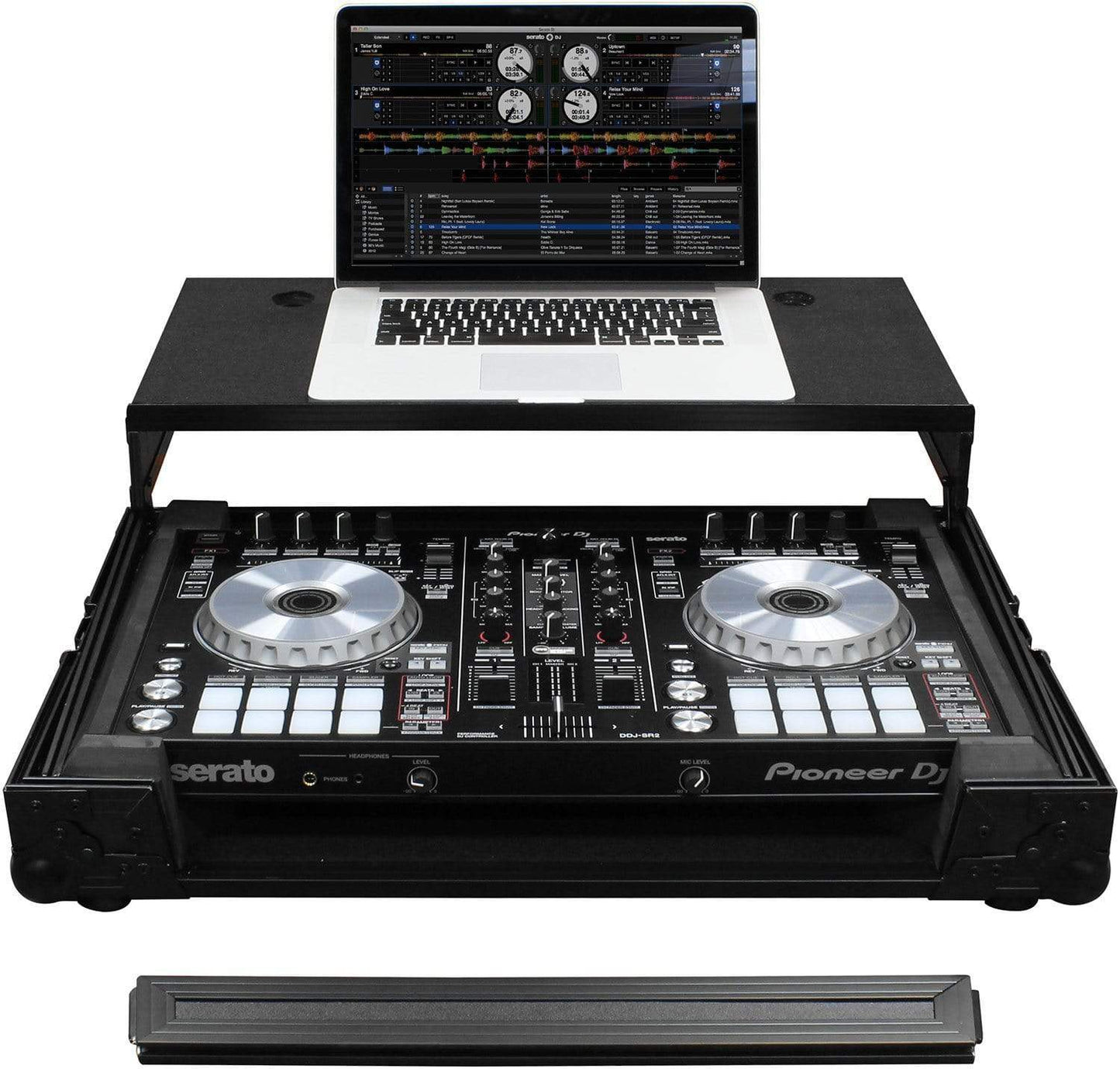 Odyssey FZGSPIDDJSR2BL Black Label Glide Case for Pioneer DDJ-SR2 - ProSound and Stage Lighting