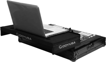 Odyssey FZGSPIDDJSRBL Black Label Glide DJ Case for Pioneer DDJ-SR - ProSound and Stage Lighting