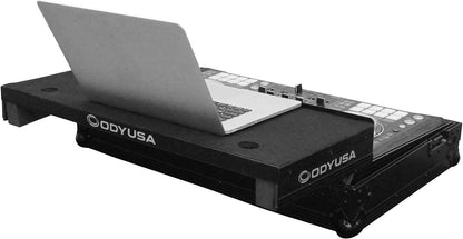 Odyssey FZGSPIDDJSX2BL Black Glide Case for DDJ-SX3 with 1U Rack Space - ProSound and Stage Lighting