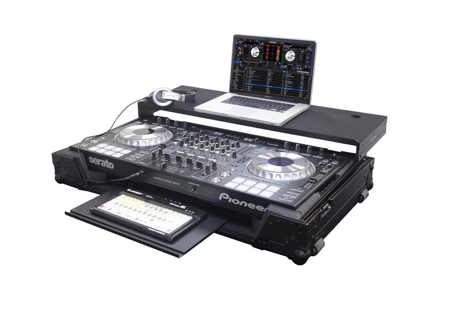 Odyssey FZGSPIDDJSZGTBL Black Label Glide Case for Pioneer DDJ-SZ2 DJ Controller - ProSound and Stage Lighting