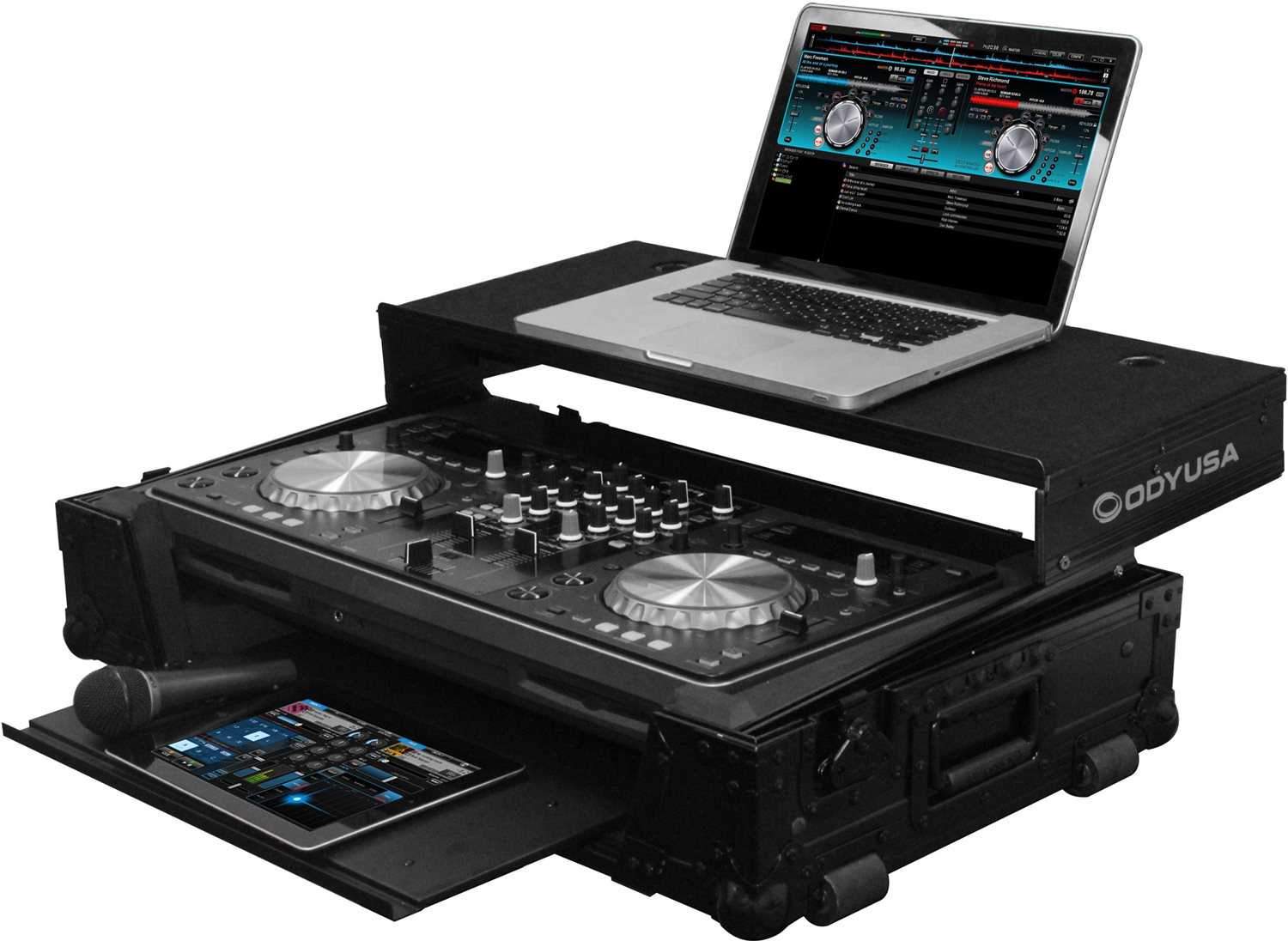 Odyssey Blk Rolling Glide Case for Pioneer XDJR1 - ProSound and Stage Lighting