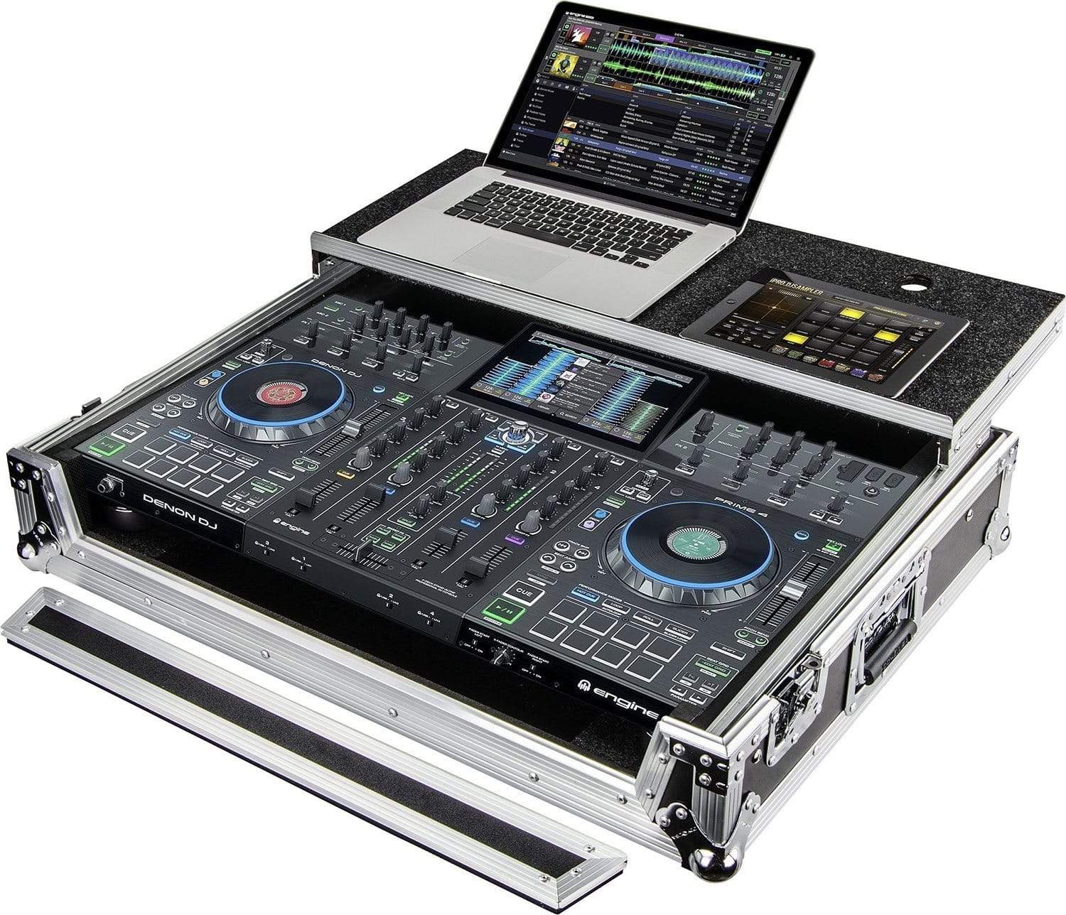 Odyssey FZGSPRIME4 Glide Case for Denon Prime 4 DJ Controller - ProSound and Stage Lighting