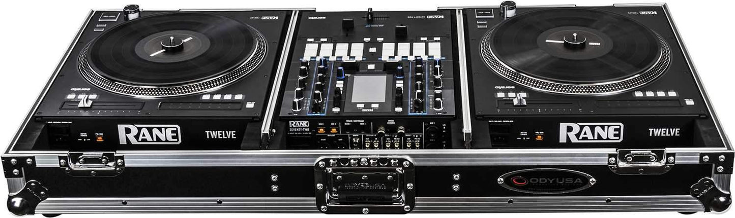 Odyssey FZGSRANE1272W Flight Zone DJ Coffin for Rane Seventy-Two & Twelve - ProSound and Stage Lighting