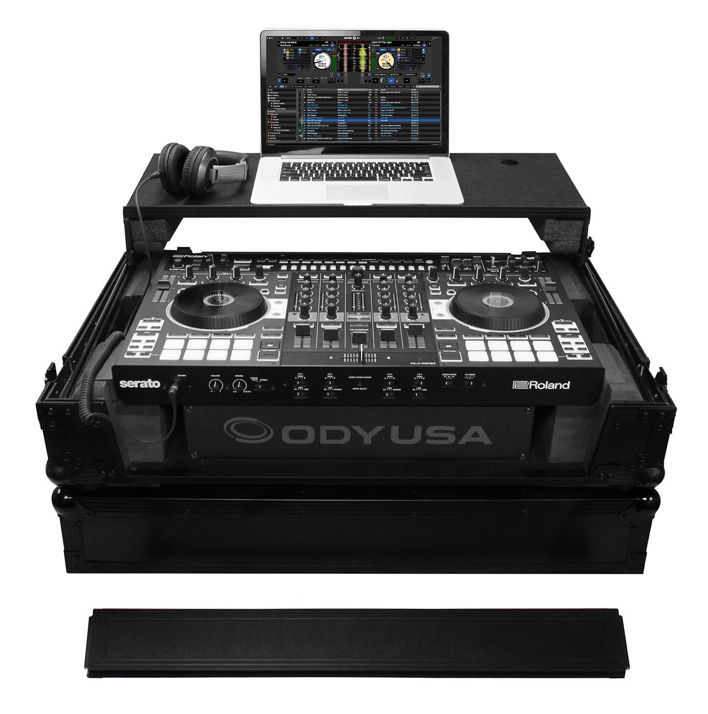 Odyssey FZGSRODJ808W2BL Black Glide Case for DJ808 - ProSound and Stage Lighting