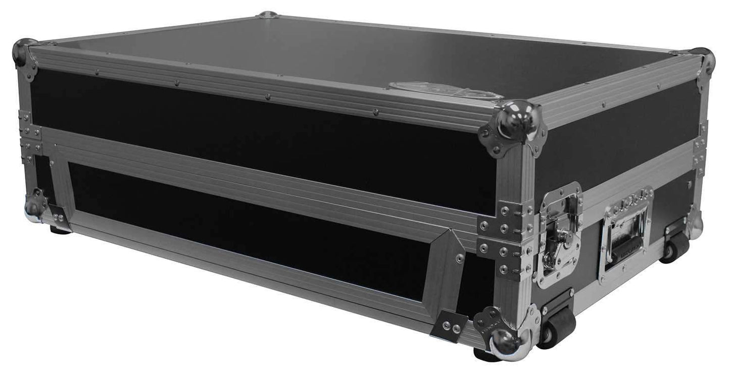 Odyssey FZGSRODJ808W2 Glide Case for DJ-808 with 2U Rack Space - ProSound and Stage Lighting