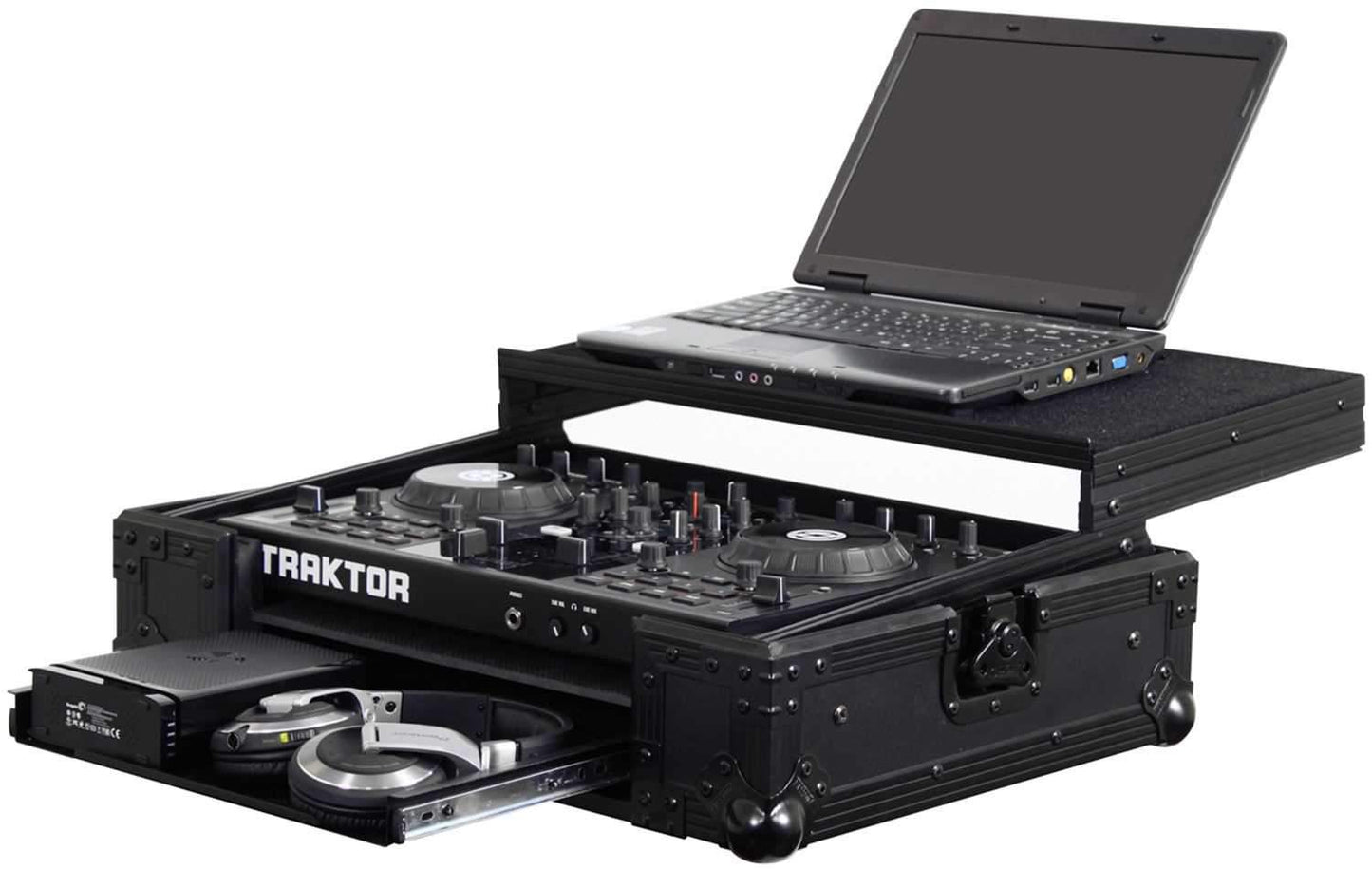 Odyssey FZGSTKS2GTBL Dlx Traktor S2 Blk Glide Ca - ProSound and Stage Lighting